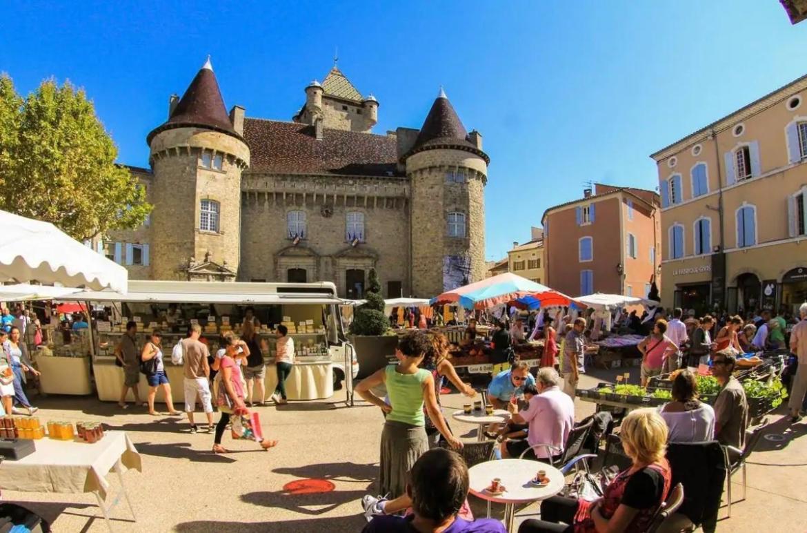 Escapade Ardechoise - Parking Gratuit - Chateau A 2 Pas Aubenas Buitenkant foto